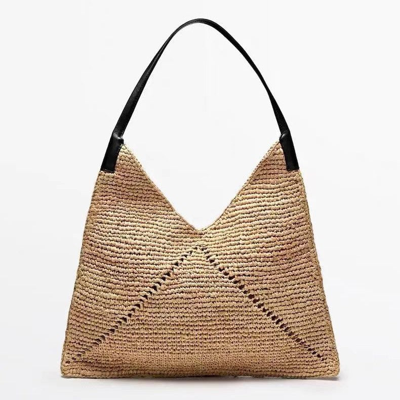Women’s Straw Shoulder Bag
