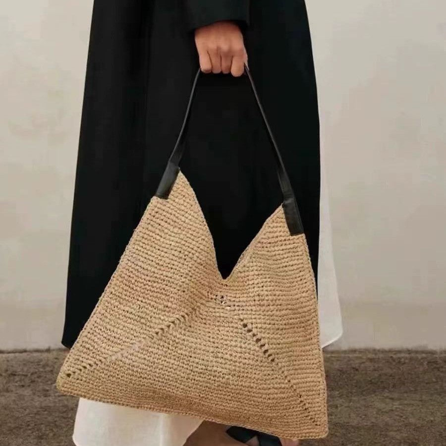 Women’s Straw Shoulder Bag