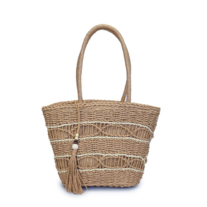 Women’s Straw Woven Tote Bag