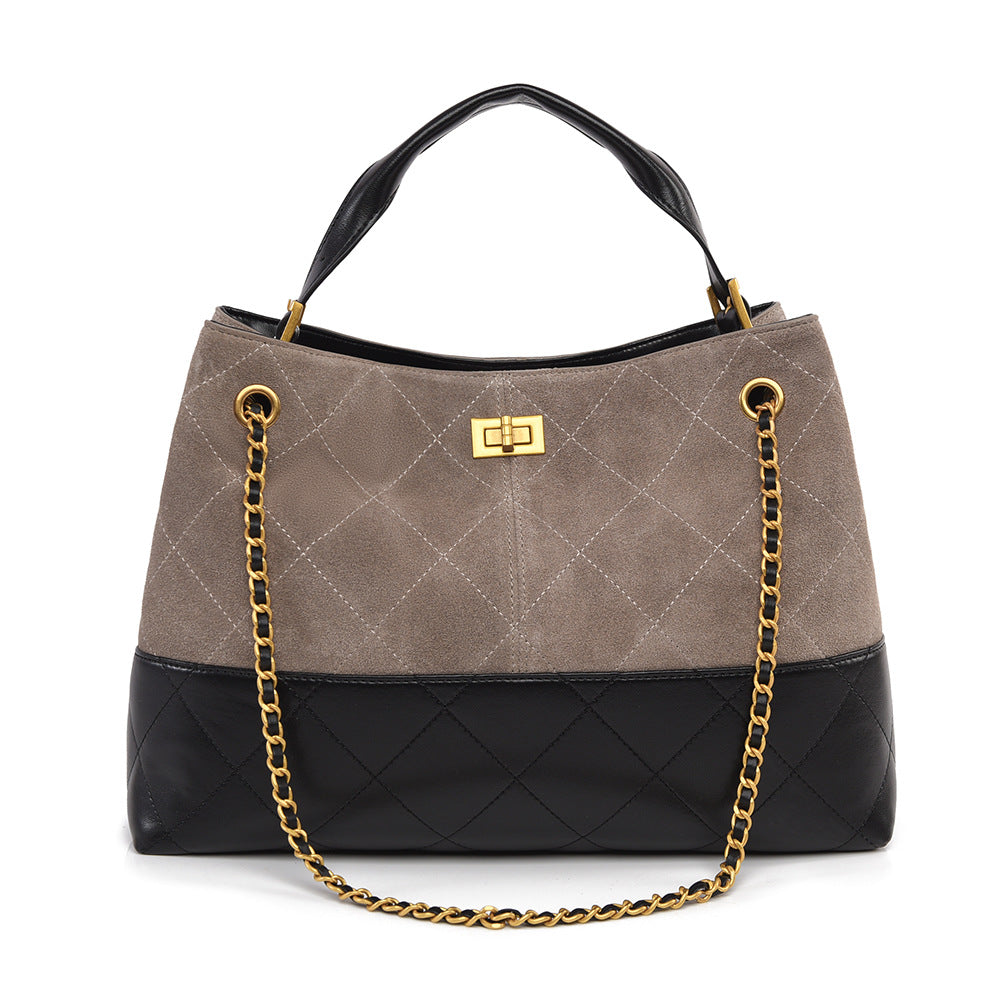 Women’s Matte PU Bucket Shoulder Bag