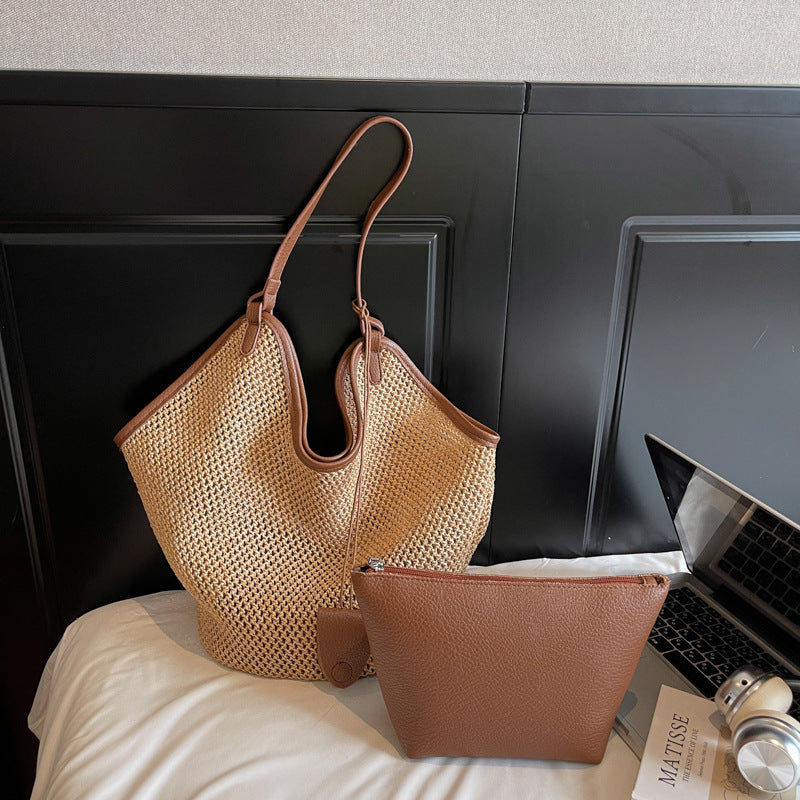 Women’s Straw Tote Bag