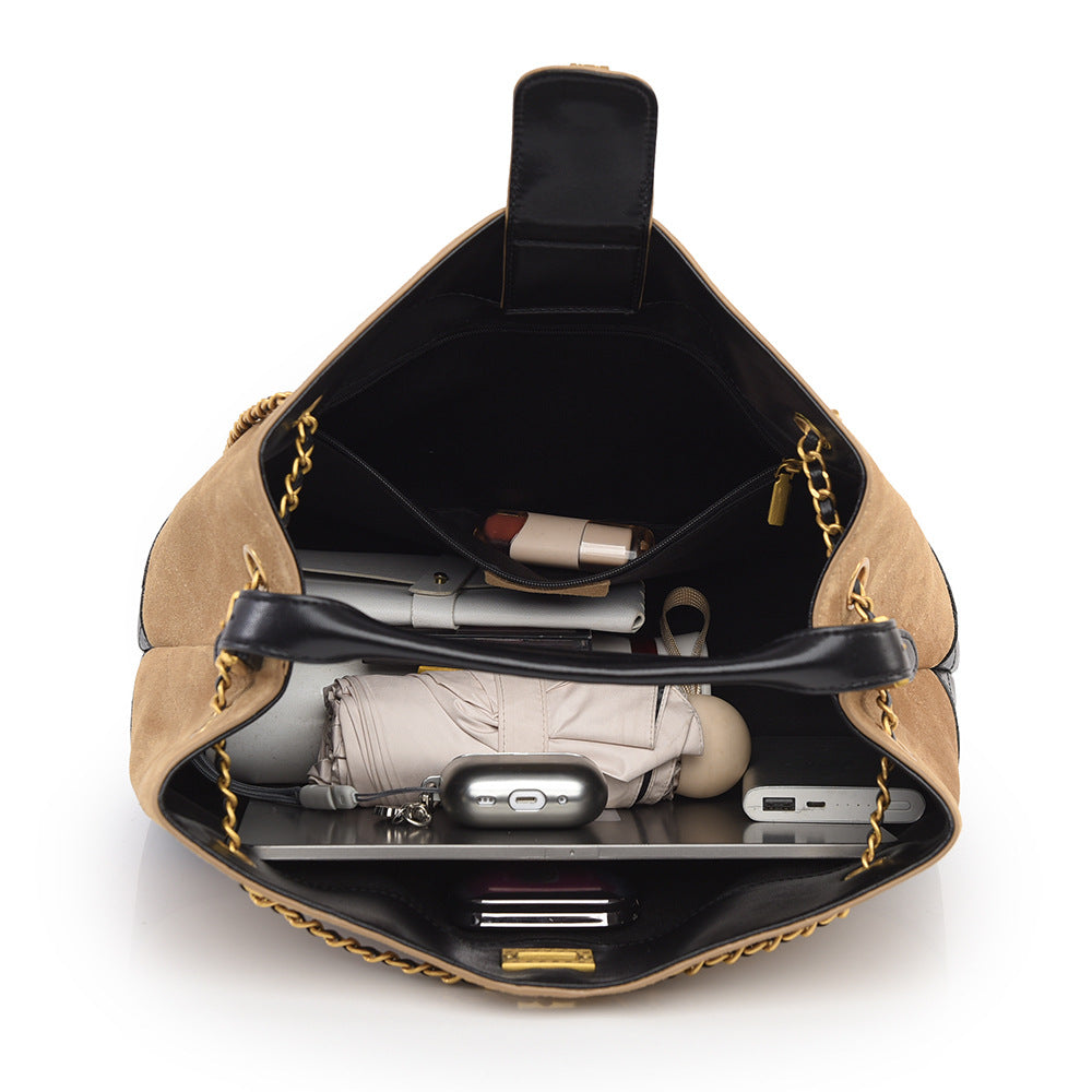 Women’s Matte PU Bucket Shoulder Bag